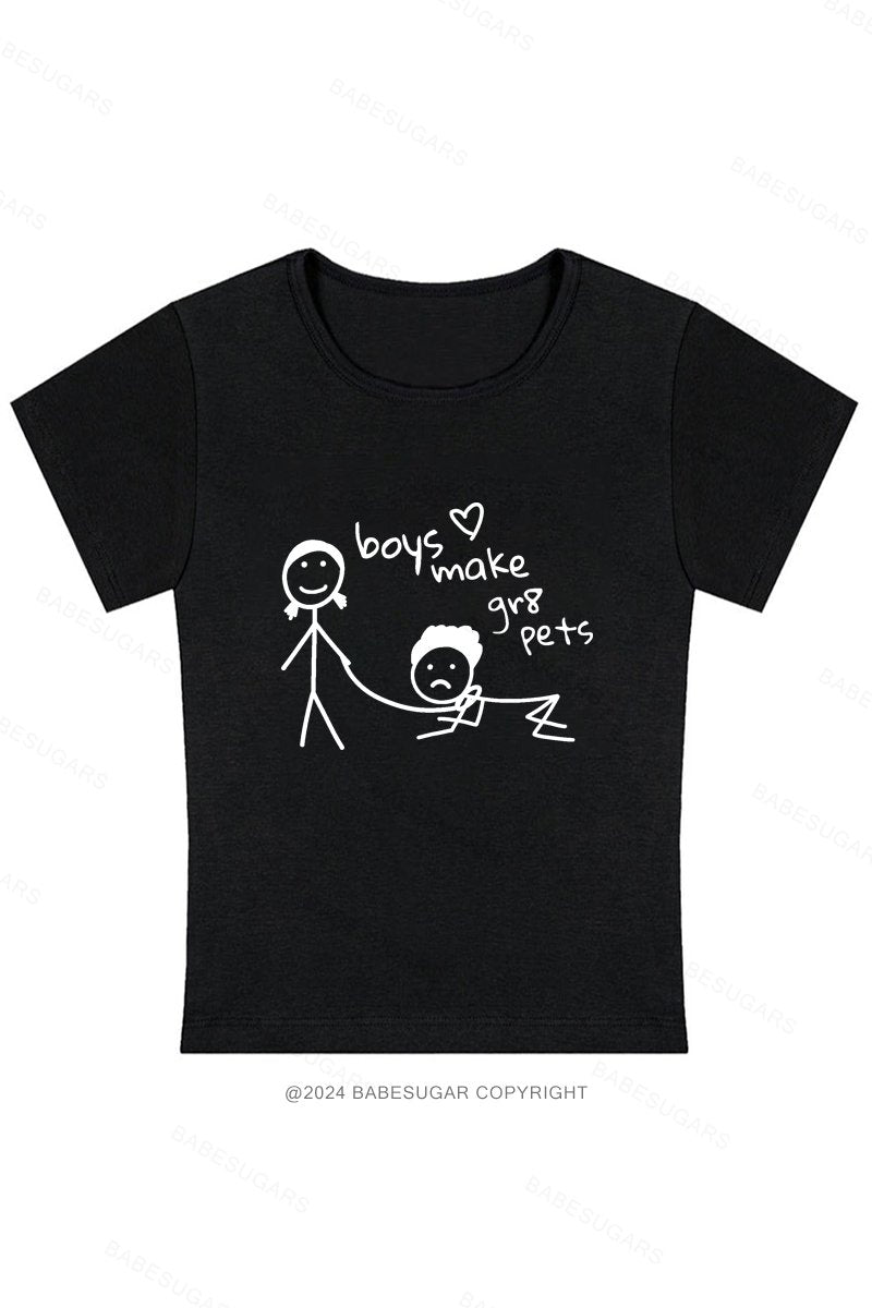 Boys Make Gr8 Pets Y2K Baby Tee