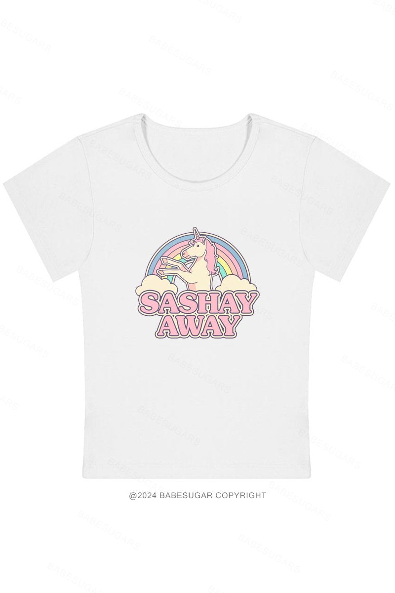 Sashay Away Y2K Baby Tee
