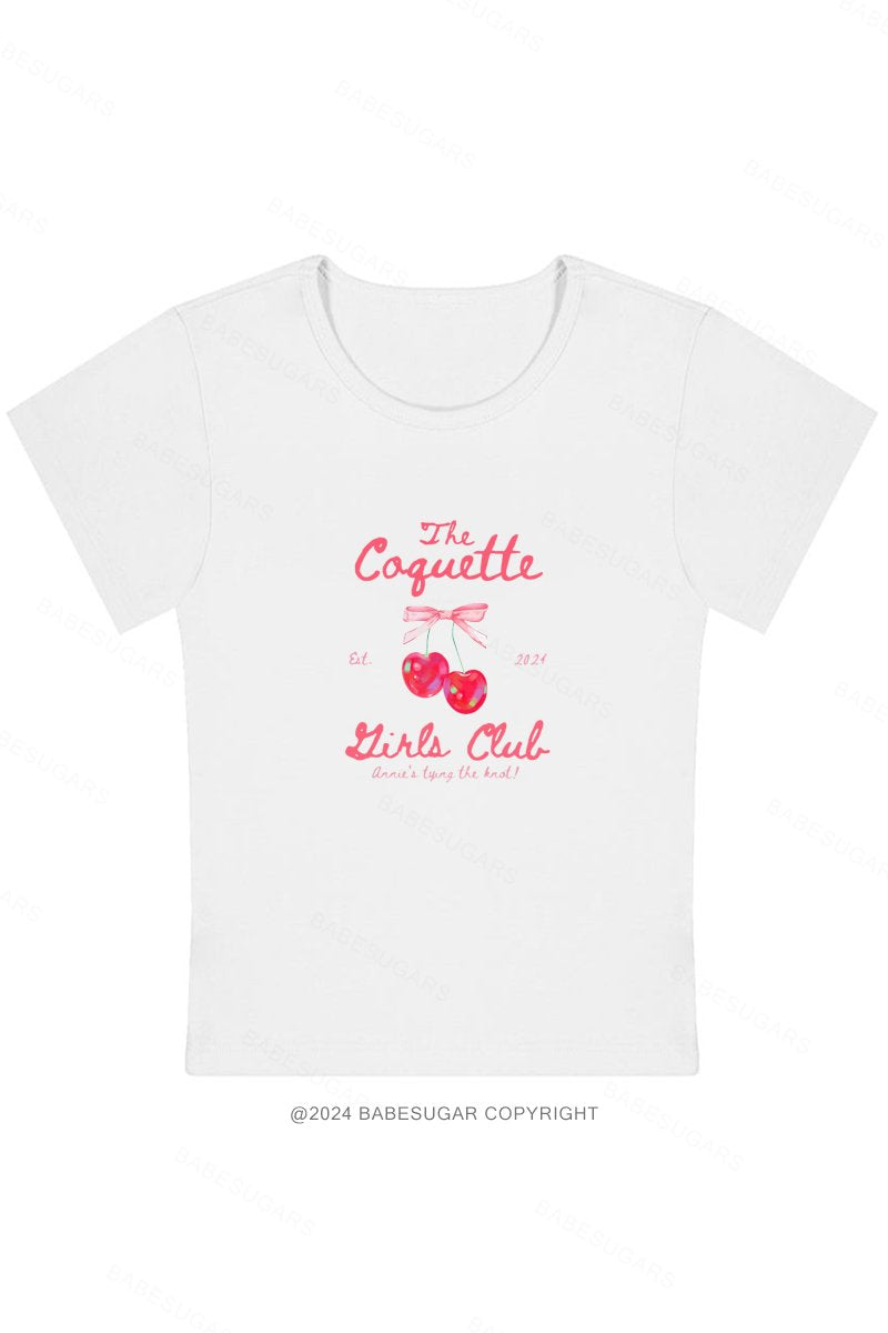 Cherry skeleton Y2K Baby Tee
