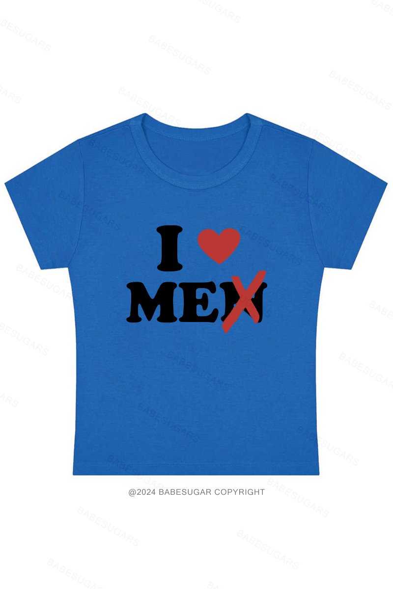 I Love Me Not Men Y2K Baby Tee