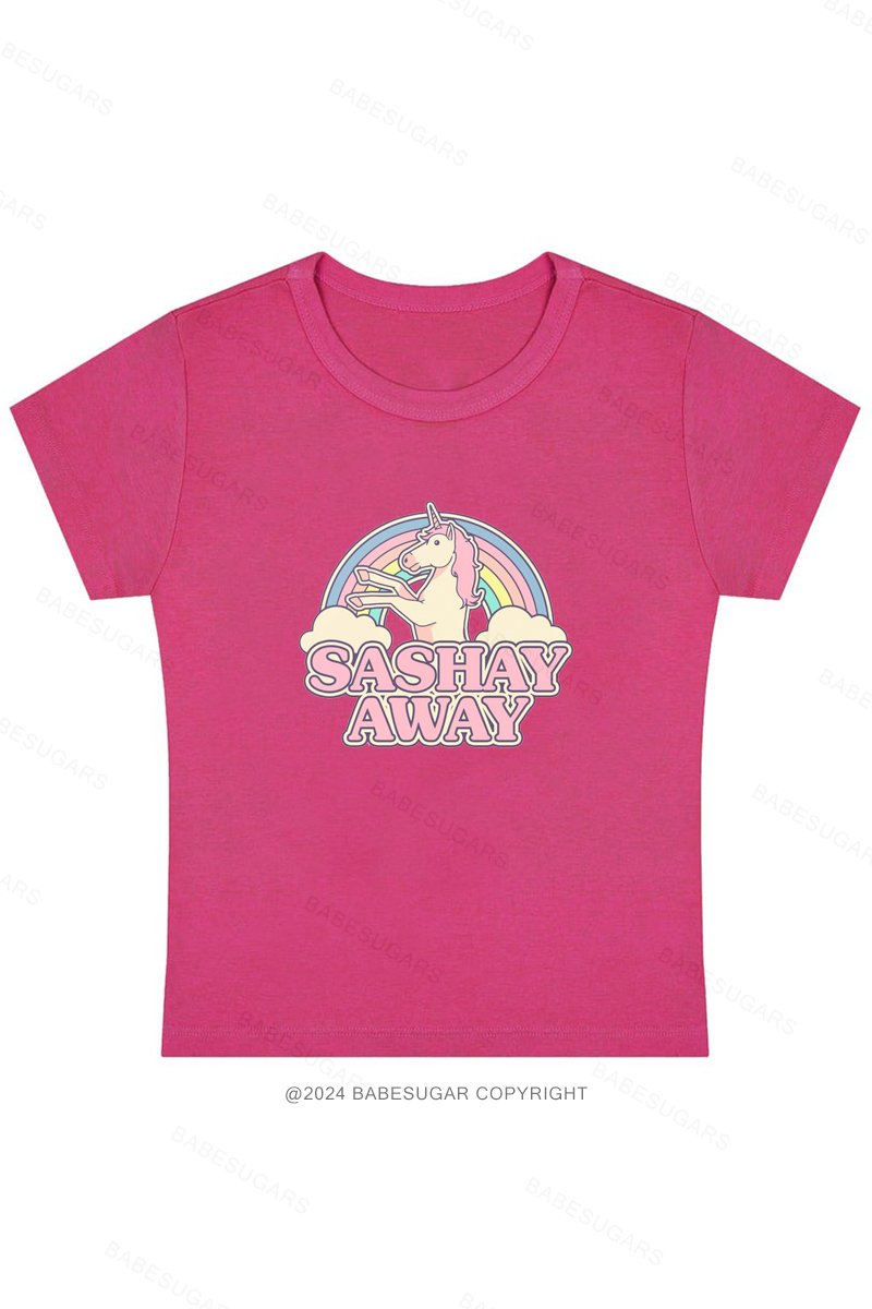 Sashay Away Y2K Baby Tee