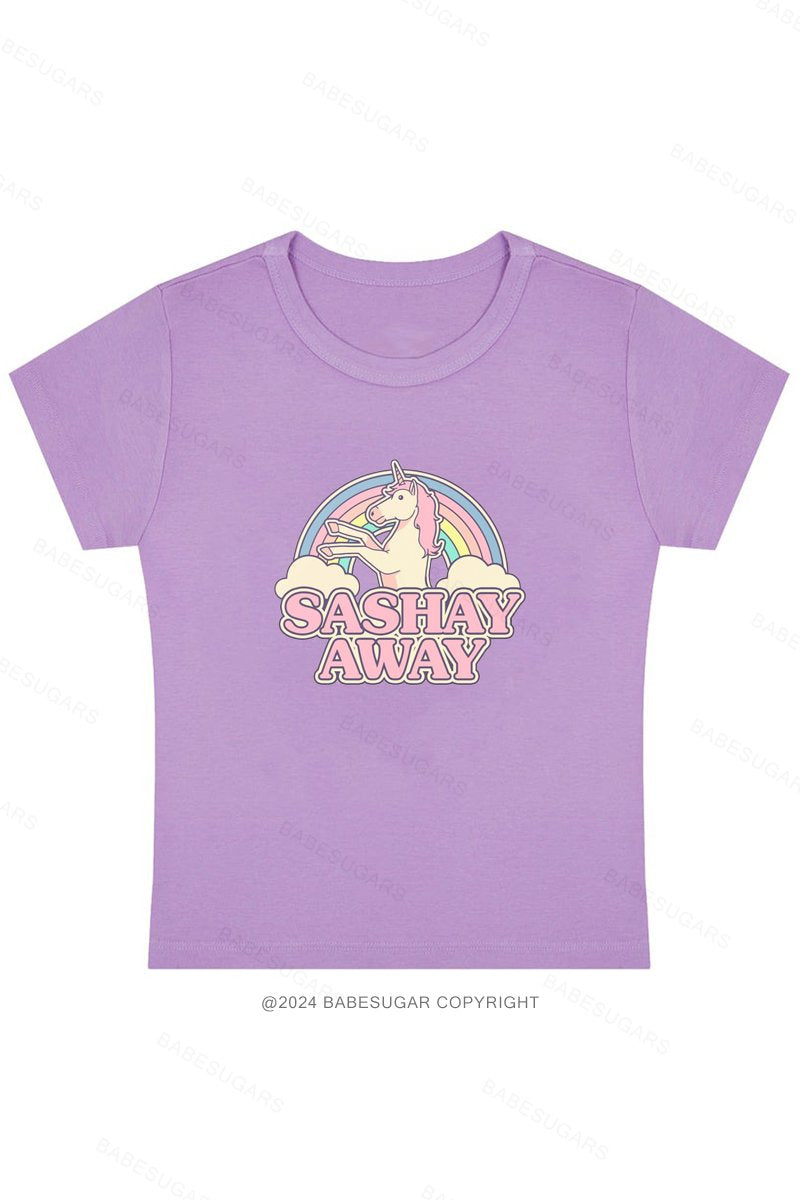 Sashay Away Y2K Baby Tee