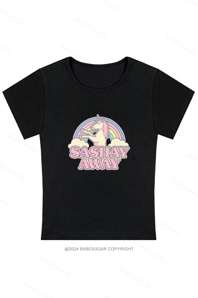 Sashay Away Y2K Baby Tee