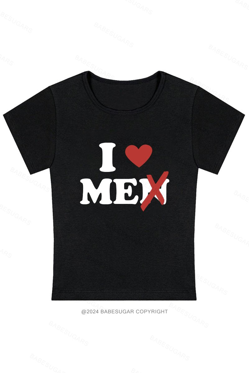 I Love Me Not Men Y2K Baby Tee
