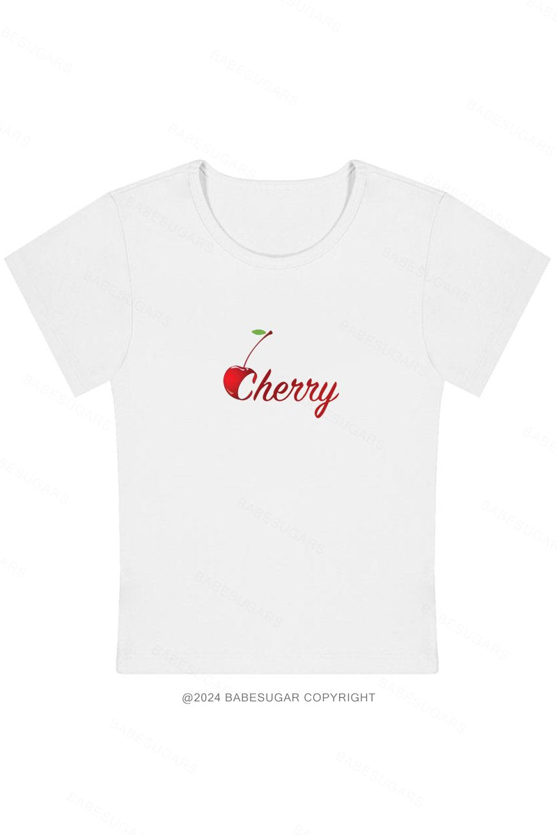 Cherry Y2K Baby Tee