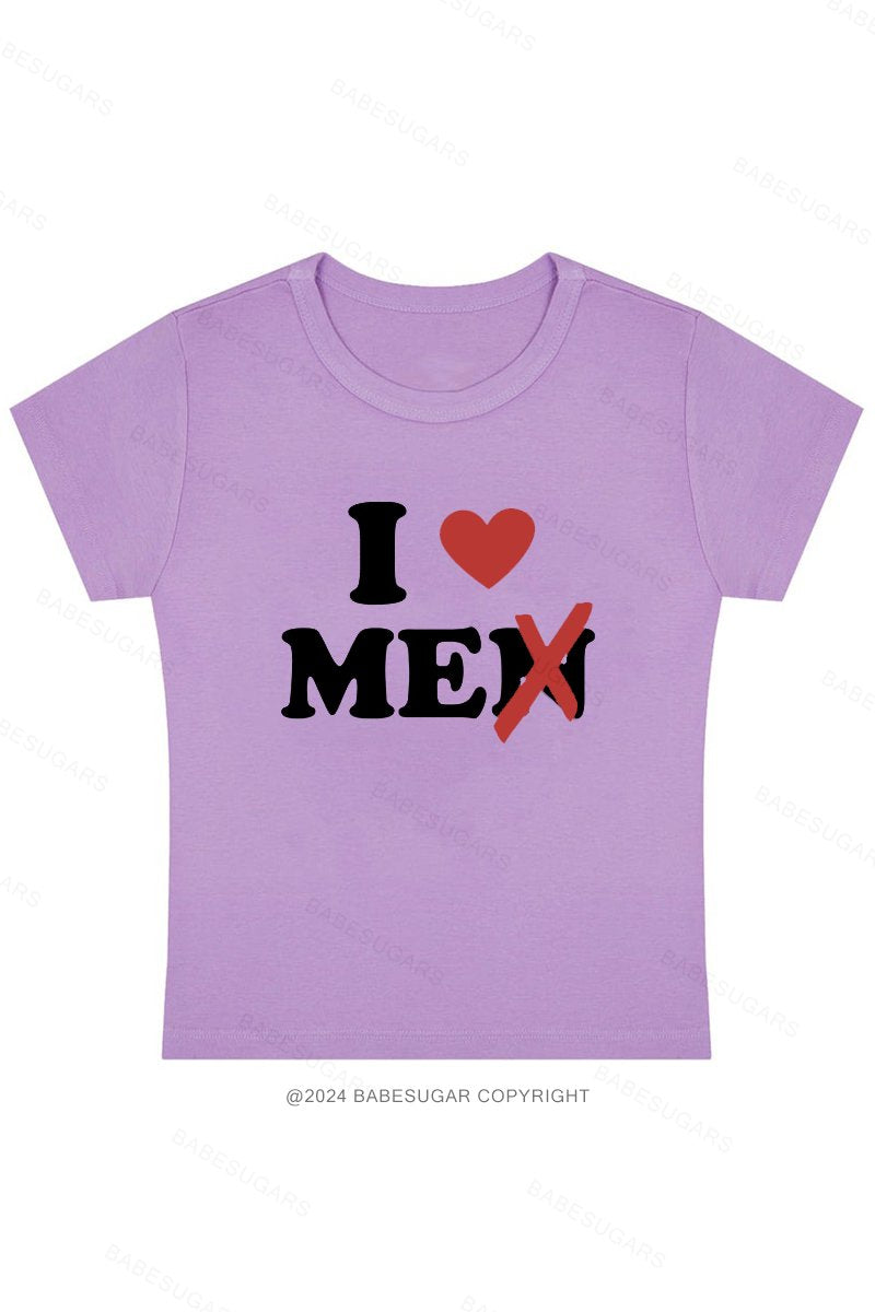 I Love Me Not Men Y2K Baby Tee