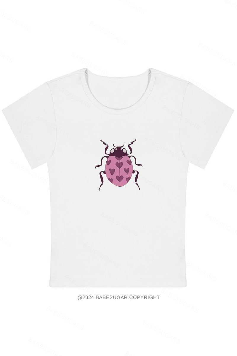 Trustworm printing Y2K Baby Tee