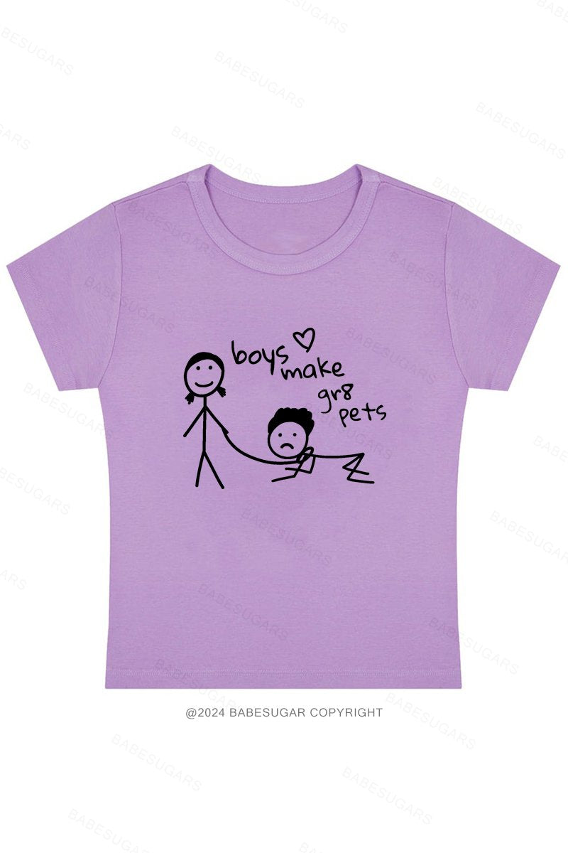 Boys Make Gr8 Pets Y2K Baby Tee