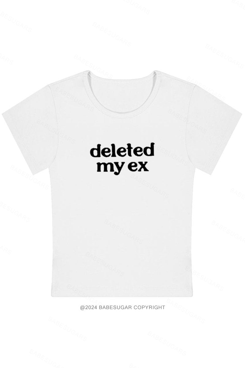 Deleted My Ex  Y2K Baby Tee