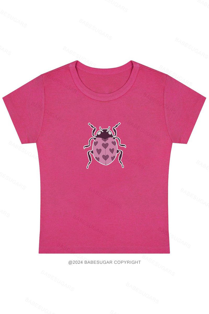 Trustworm printing Y2K Baby Tee