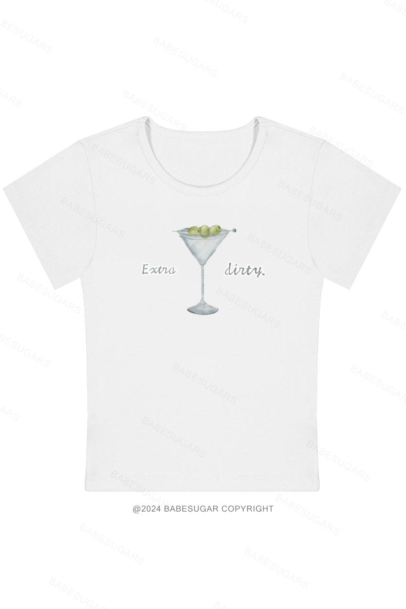 Extna Drink  Y2K Baby Tee