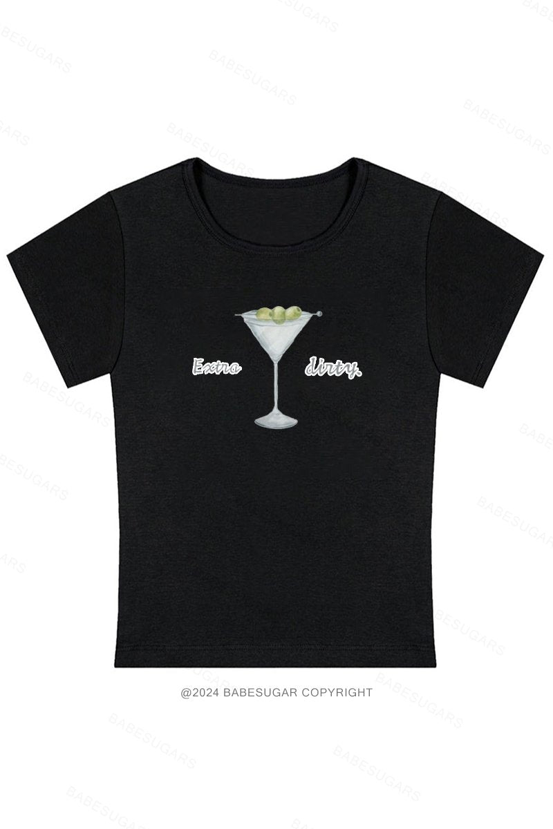 Extna Drink  Y2K Baby Tee