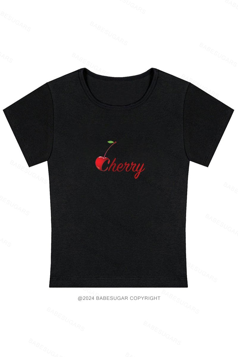 Cherry Y2K Baby Tee