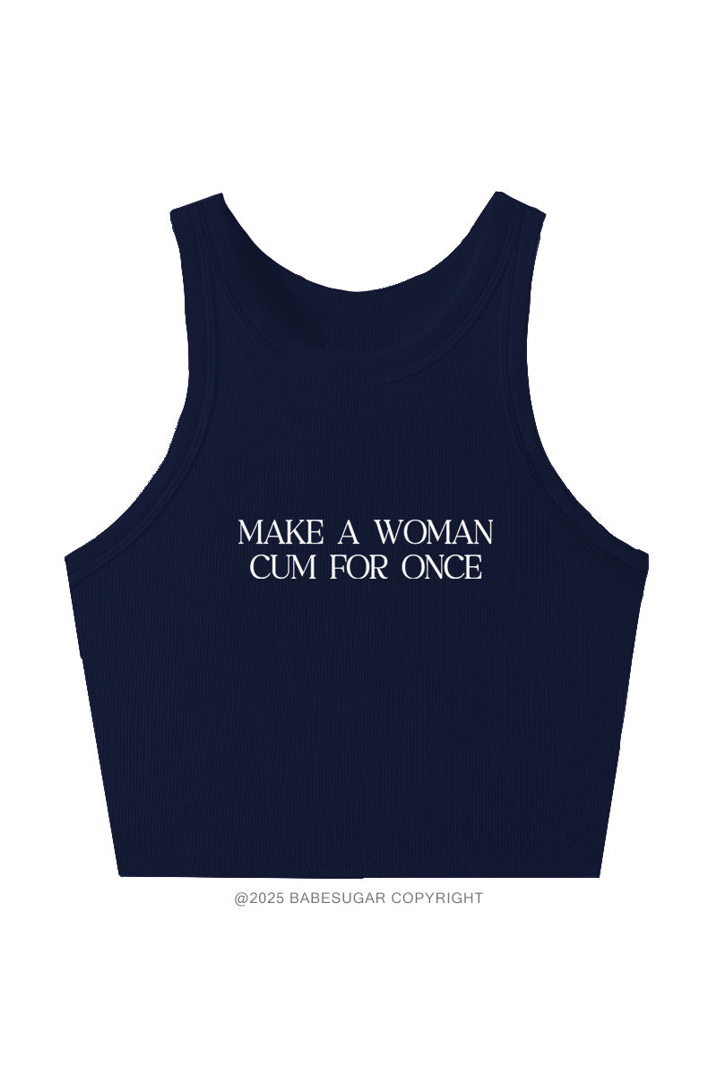 Make A Woman Cxm For Once Y2K Crop Tank Top