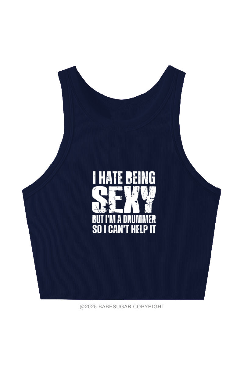 I Hate Being Sexy Y2K Crop Tank Top