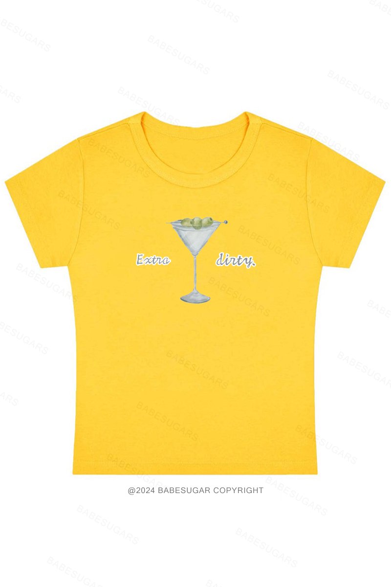 Extna Drink  Y2K Baby Tee